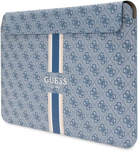 Guess 4G Printed Stripes Laptop Sleeve for 16" MacBook Blue - GUCS16P4RPSB