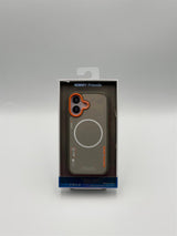 Nimmy Cool & Cute 2.0 Case with MagSafe for iPhone 17 6.3" Grey Orange - N-YJKM-CX2.0-IP17-05-A