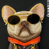 Nimmy Glasses Cool Dog Case with MagSafe for iPhone 17 6.3" Black Orange - N-YJ-IP17-01
