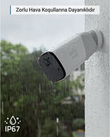 Anker Eufy 2 Pro Wireless Security Camera with 365 Battery Life 2 Units White - T8851