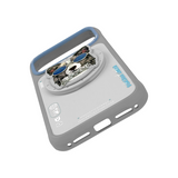 Nimmy Glasses Cool Dog Face Case with Detachable MagSafe Grip Stand for iPhone 17 Pro 6.3" Grey Blue - N-YJKM-CXZJ-IP17-PRO-028