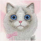 Nimmy Big Eye Cute Pet Ragdoll Cat Case with MagSafe for iPhone 17 6.3" Pink - N-XDY-IP17-07-D