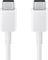 Samsung 1.8M 60W USB C to C Charging Cable White - EP-DX310JWEGEU