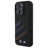 BMW M Series Silicone Turning Lines Case with MagSafe for iPhone 16 Pro 6.3" Black - BMHMP16L23SLIK