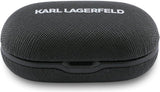 Karl Lagerfeld TWS Saffiano Logo ENC Earbuds Black - KLTWSPSALMK