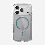 Tech21 Evo Crystal Case with MagSafe for iPhone 17/18 Pro 6.3" Clear Emerald Dust - T21-11645