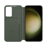 Samsung Galaxy S23 Plus Smart View Wallet Case Khaki - EF-ZS916CGEGWW