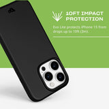 Tech 21 Evo Lite for iphone 15 Pro 6.1" Black T21-10282
