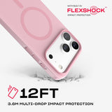 Tech21 Evo Pulse Fauvxen Case with MagSafe for iPhone 17/18 Pro Max 6.9" Quiet Blush - T21-11685