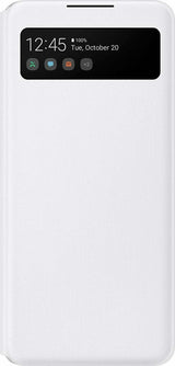 Samsung Galaxy A42 S View Flip Cover White Folio Case EF-EA426PWEG