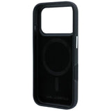 Karl Lagerfeld Grained Choupette Head Metal Logo Case with MagSafe for iPhone 17/18 Pro Max 6.9" Black - KLHMP18X6PSCHLK