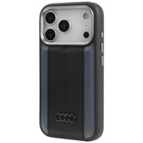 Audi A6 Synthetic Leather Case with MagSafe for iPhone 17 Pro 6.3" Black - AU-TPUPCMIP17P-A6/D1-BK