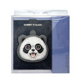 Nimmy Big Eye Cute Pet Travel Panda Face Card Sleeve Holder Black - N-XDY-KT-06-A