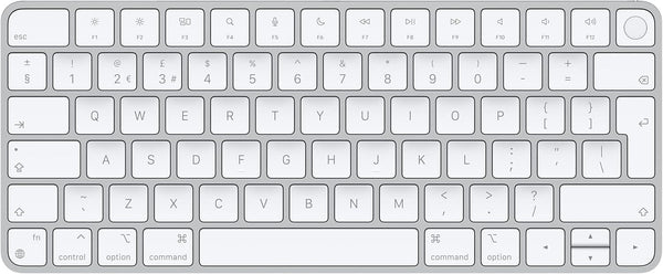 Apple Magic Keyboard with Touch ID Silver Danish A2449 - MK293DK/A
