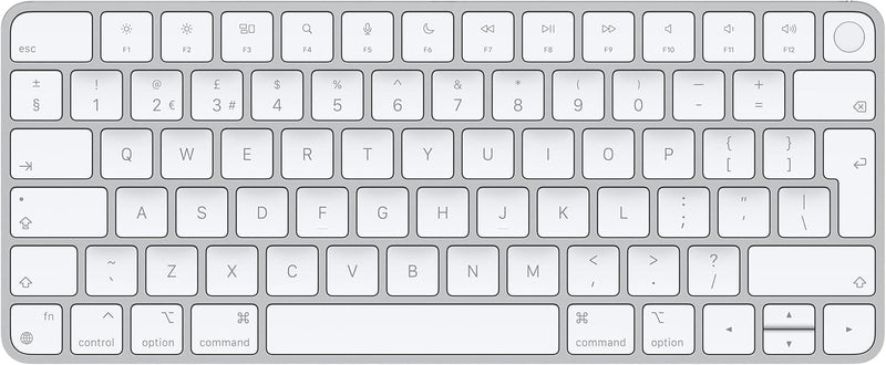 Apple Magic Keyboard with Touch ID Silver Danish A2449 - MK293DK/A