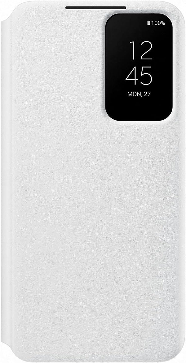 Samsung Galaxy S22 Smart Clear View Cover White - EF-ZS901CWEGWW
