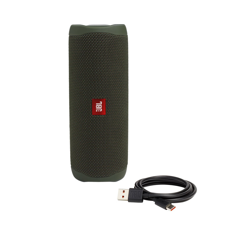 JBL Flip 5 Portable Waterproof Rugged Wireless Bluetooth Speaker Green - JBLFLIP5ECOGRNAM