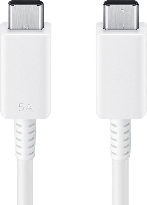Samsung 1.8M 100W USB C to C Charging Cable White - EP-DX510JWEGEU
