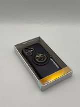 Nimmy Big Eye Cute Pet Pug Dog Face Case with Detachable MagSafe Grip for iPhone 17 6.3" Black Grey - N-XDY-CXZJZH-IP17-09-A