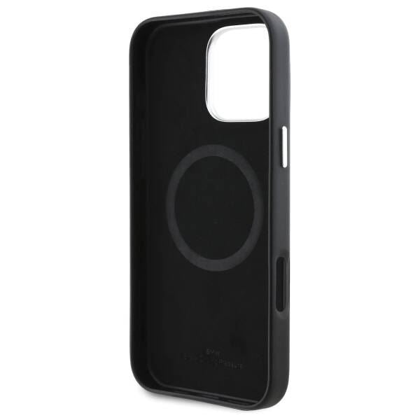 BMW Sign Full Wrapped Metal Case with MagSafe for iPhone 16 Pro Max 6.9" Black - BMHMP16X23PUFWK
