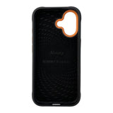 Nimmy Glasses Cool Dog Case with MagSafe for iPhone 17 6.3" Black Orange - N-YJ-IP17-01
