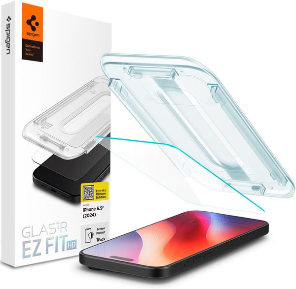 Spigen Glastr EZ Fit HD Screen Protector for iPhone 16 Pro Max 6.7" 1 Pack - AGL07914