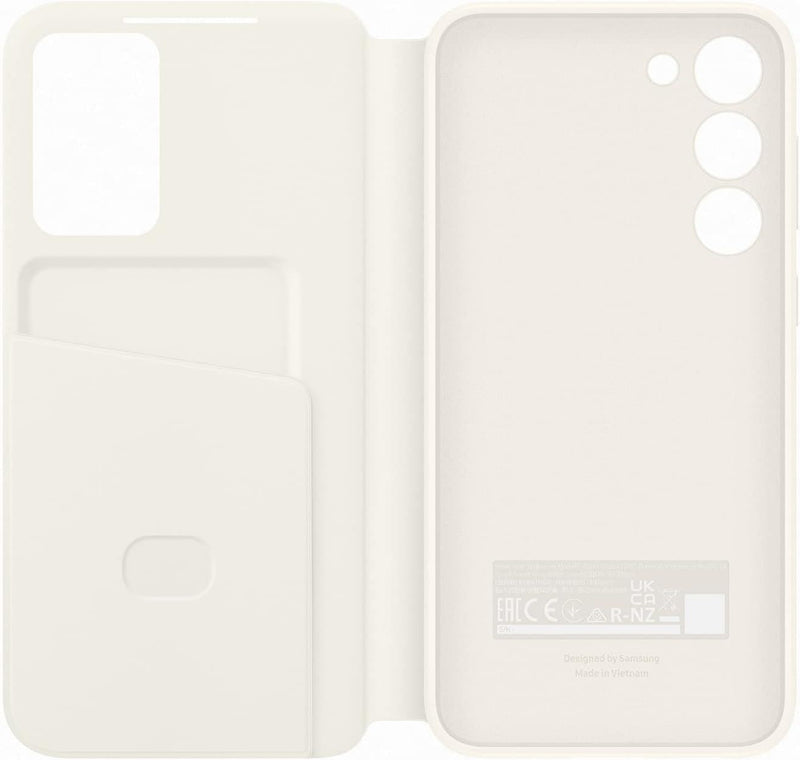 Samsung Galaxy S23 Plus Smart View Wallet Case Cream - EF-ZS916CUEGWW