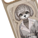 Nimmy Teddy Magnetic Combo Case with Detachable MagSafe Card Holder Stand for iPhone 17 Pro 6.3" Brown - N-CXMC-KTZH-IP17-PRO-14