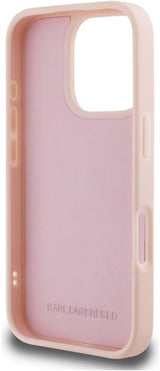 Karl Lagerfeld 3D Choupette Rubber Monogram Case for iPhone 16 Pro 6.3" Pink - KLHCP16LRBCCHHKLP