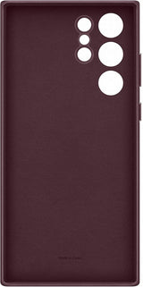 Samsung Galaxy S22 Ultra Leather Cover Burgundy - EF-VS908LEEGWW