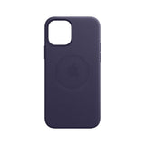 Apple Leather Cover with Magsafe for iphone 12 Pro 6.1" Deep Violet A2494 - MJYR3ZM/A