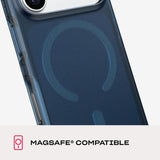 Tech21 Evo Crystal Stain Finish Case with MagSafe for iPhone 17/18 Pro 6.3" Deep Sea - T21-11651