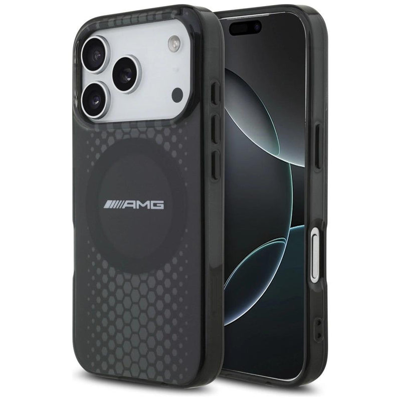 AMG Double Layer Transparent Graphics Case with MagSafe for iPhone 17 Pro 6.3" Black - AMHMP17L24HHGPK