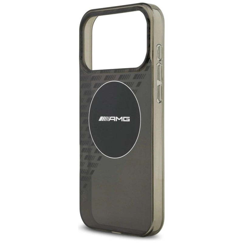 AMG Double Layer Transparent Smocked Case with MagSafe for iPhone 17 Pro Max 6.9" Black - AMHMP17X24HTRDK