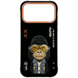 Nimmy Cool & Cute 2.0 Gorilla Case with MagSafe for iPhone 17 Pro 6.3" Black Orange - N-KMLL-IP17-PRO-016