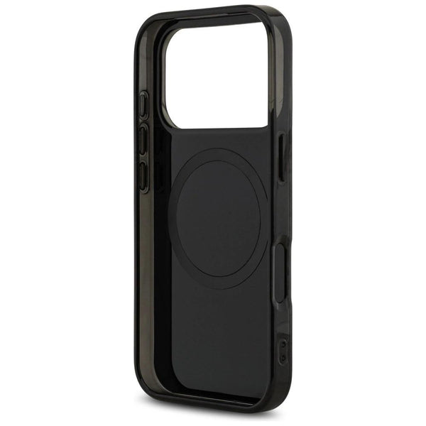 AMG Double Layer Transparent Rhombs Case with MagSafe for iPhone 17 Pro 6.3" Black Red - AMHMP17L24HRDKR