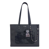 Nimmy Magnetic Fashion Series Combo Black Cat Tote Bag Black - N-CXMX-TTBZH-03