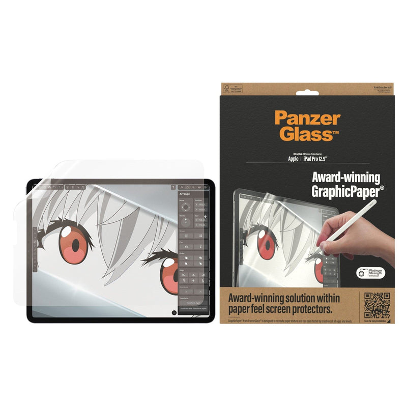 Panzer Glass Graphic Paper Case Friendly Screen Protection for iPad Pro 12.9" - 2735