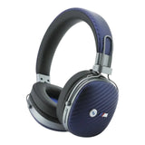 BMW Carbon Metal Logo ENC Bluetooth Wireless Headphones Navy Blue - BMBHPH072PLAV