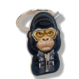 Nimmy Cool & Cute 2.0 Gorilla Embroidery Magnetic Stand with MagSafe Black - N-KM-BSZJ-016