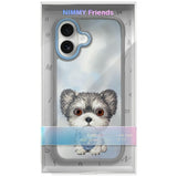 Nimmy Big Eye Cute Pet Yorkie Dog Case with MagSafe for iPhone 17 6.3" Grey Blue - N-XDY-IP17-027