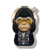Nimmy Cool & Cute 2.0 Gorilla Embroidery Magnetic Stand with MagSafe Black - N-KM-BSZJ-016