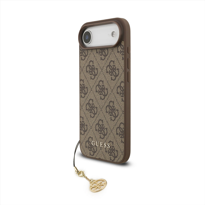 Guess 4G Charms Case for iPhone 17 Air 6.5" Tone on Tone Brown - GUHMP17MGF4GCW