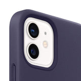 Apple Leather Cover with Magsafe for iphone 12 Pro 6.1" Deep Violet A2494 - MJYR3ZM/A