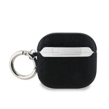 Karl Lagerfeld PU Embossed Karl and Choupette Heads Case for AirPods 4 Black - KLA4PGKCPK