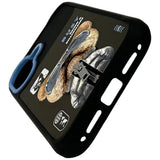 Nimmy Cool & Cute 2.0 Little Rich Tycoon Dog Case with MagSafe for iPhone 17 6.3" Black Blue - N-KMLL-IP17-01