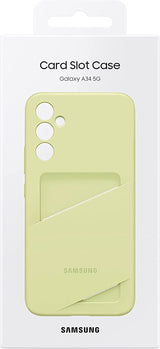 Samsung Galaxy A34 5G Card Slot Case Lime - EF-OA346TGEGWW