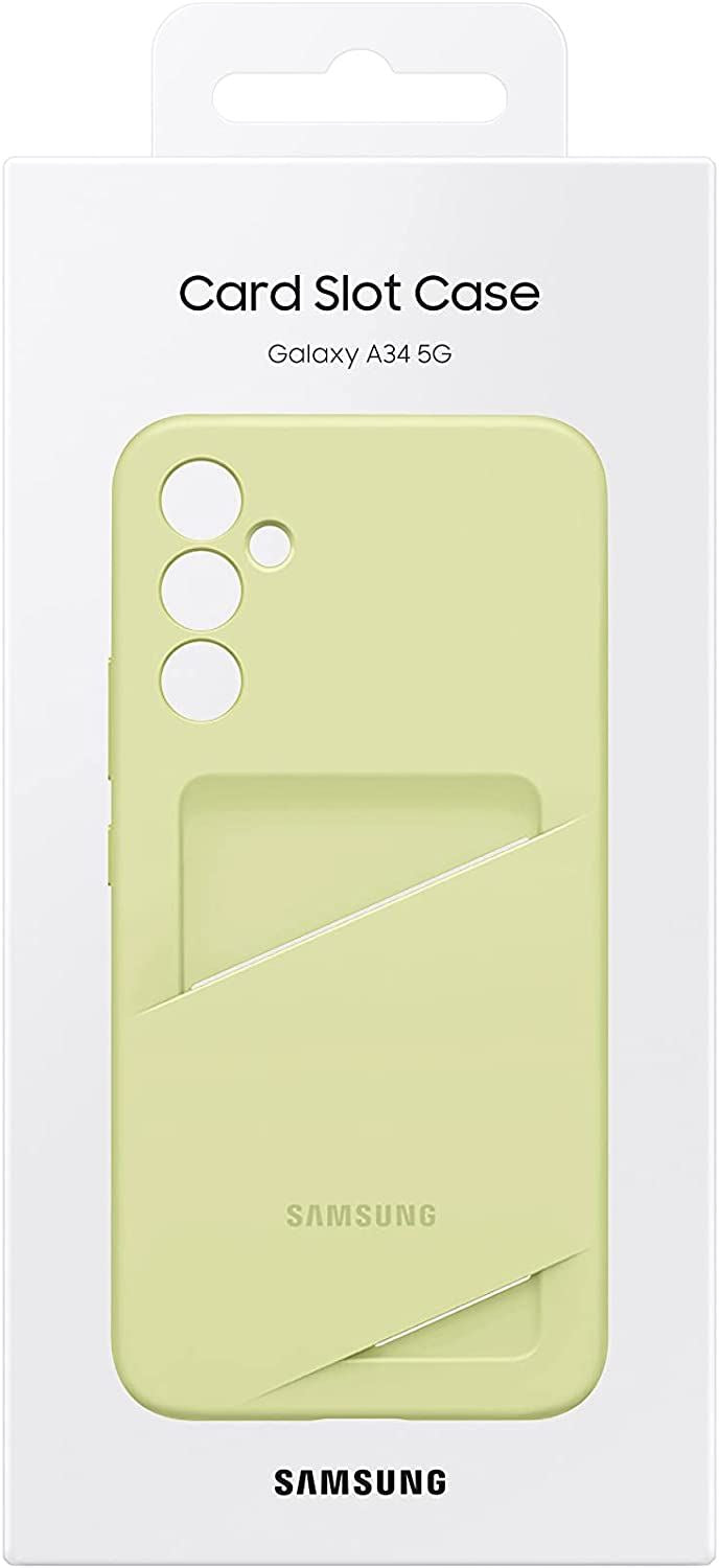 Samsung Galaxy A34 5G Card Slot Case Lime - EF-OA346TGEGWW