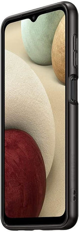 Samsung Galaxy A12 Soft Clear Cover Black - EF-QA125TBEGEU