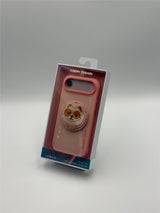 Nimmy Glass Cool Dog Face Case with Detachable MagSafe Grip Stand for iPhone 17 Air 6.5" Pink - N-YJKM-CXZJ-IP17-AIR-031